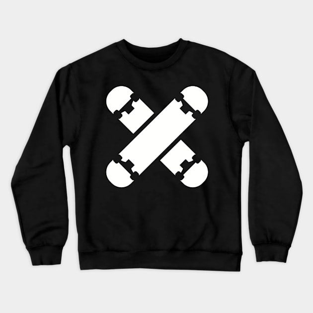 Skateboards Crewneck Sweatshirt by Designzz